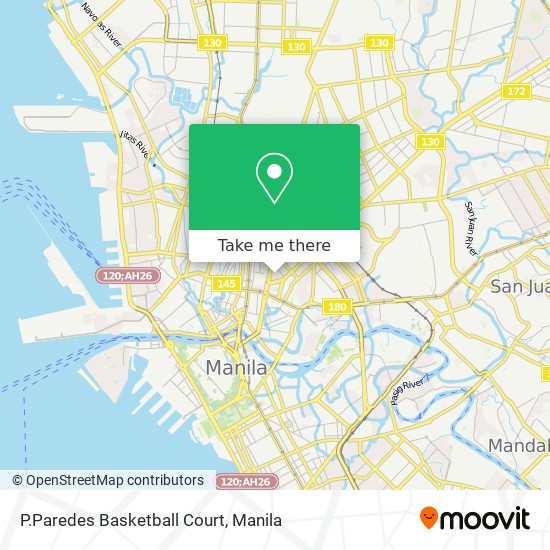 P.Paredes Basketball Court map