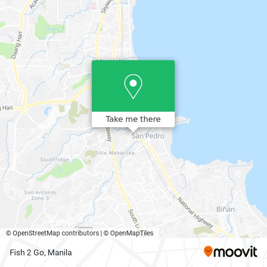 Fish 2 Go map