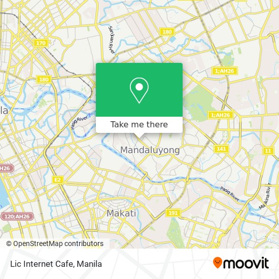 Lic Internet Cafe map