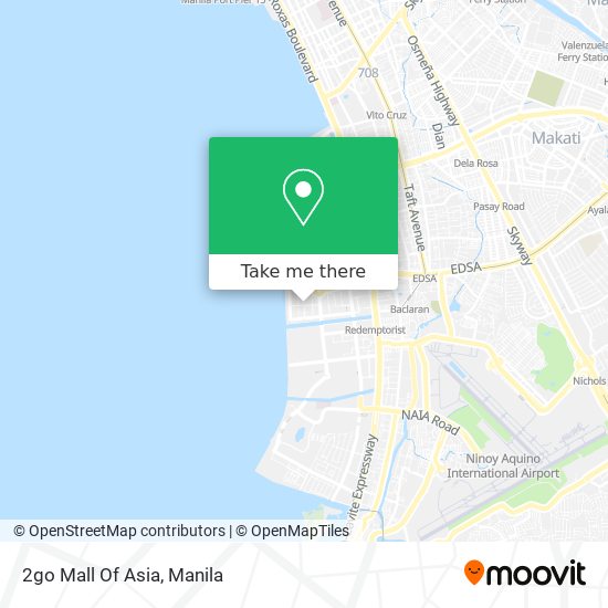 2go Mall Of Asia map
