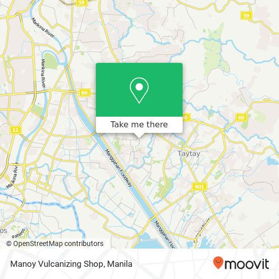 Manoy Vulcanizing Shop map