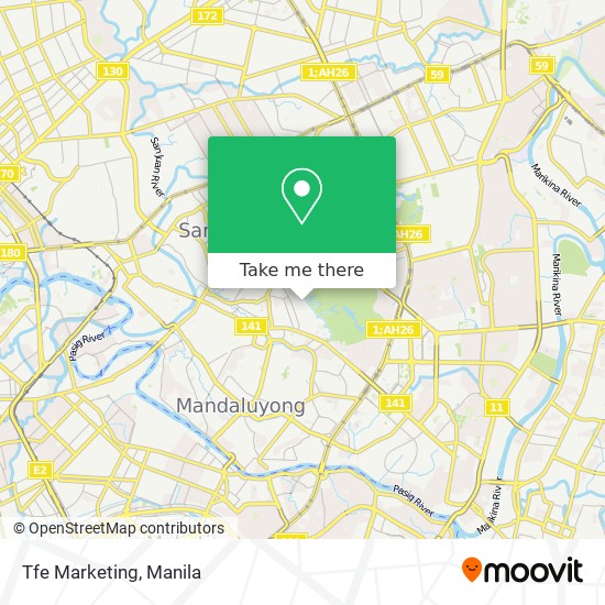 Tfe Marketing map