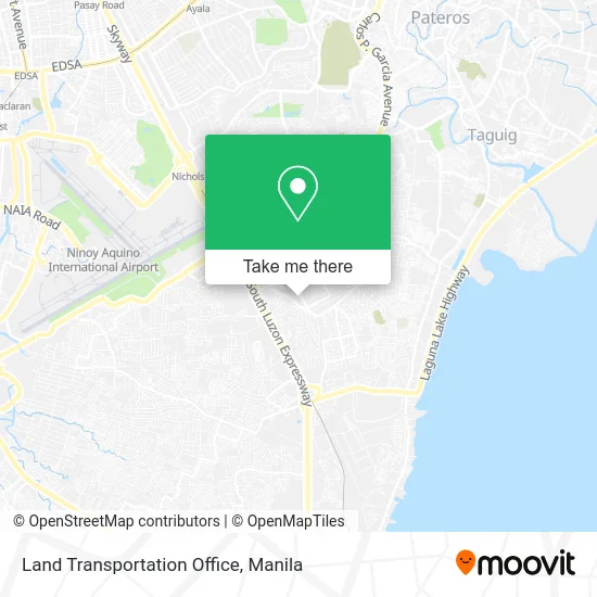 Land Transportation Office map