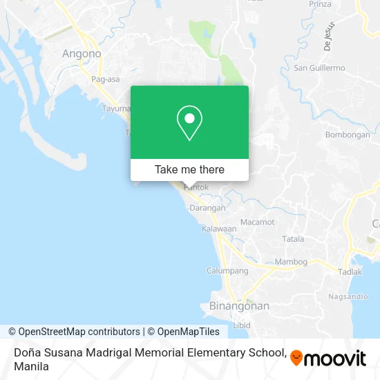 Doña Susana Madrigal Memorial Elementary School map