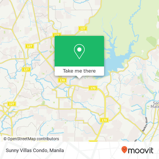 Sunny Villas Condo map