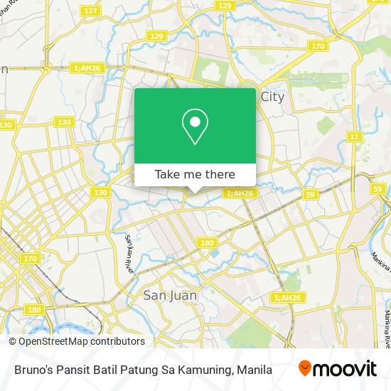 Bruno's Pansit Batil Patung Sa Kamuning map