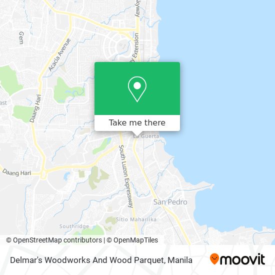 Delmar's Woodworks And Wood Parquet map