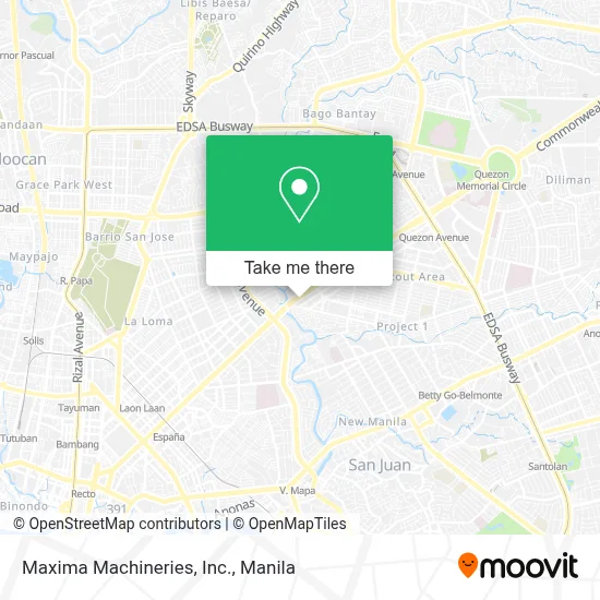 Maxima Machineries, Inc. map