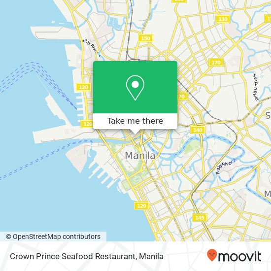 Crown Prince Seafood Restaurant map