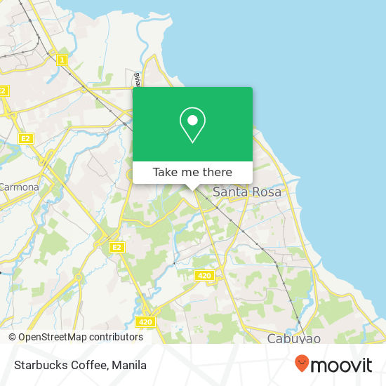 Starbucks Coffee map