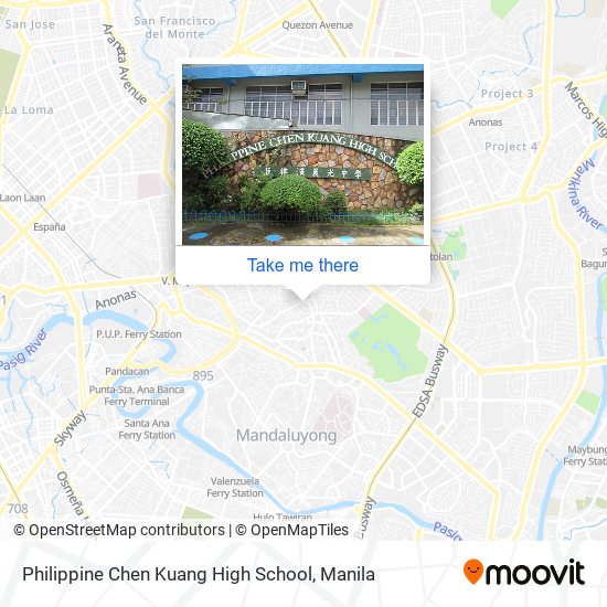 Philippine Chen Kuang High School map