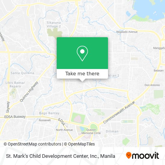 St. Mark's Child Development Center, Inc. map
