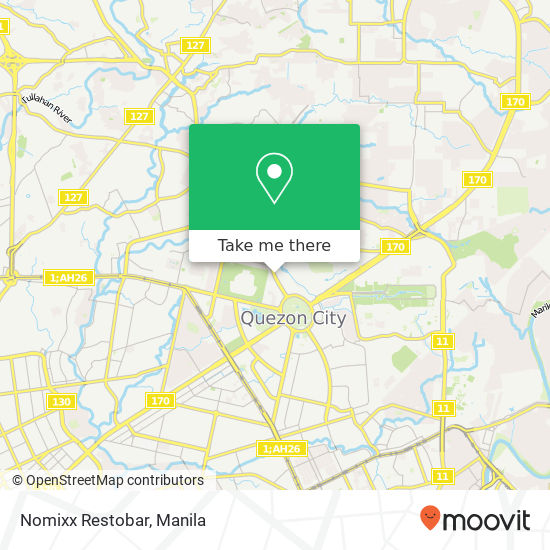 Nomixx Restobar map