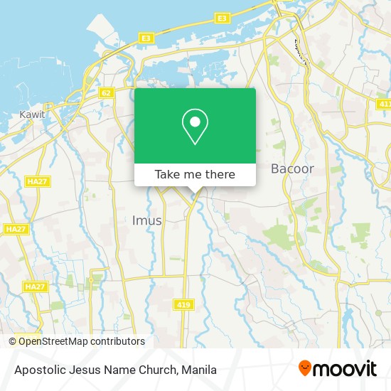 Apostolic Jesus Name  Church map
