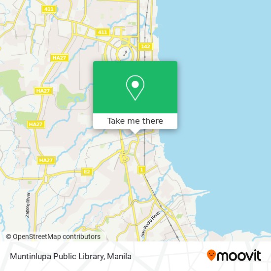 Muntinlupa Public Library map