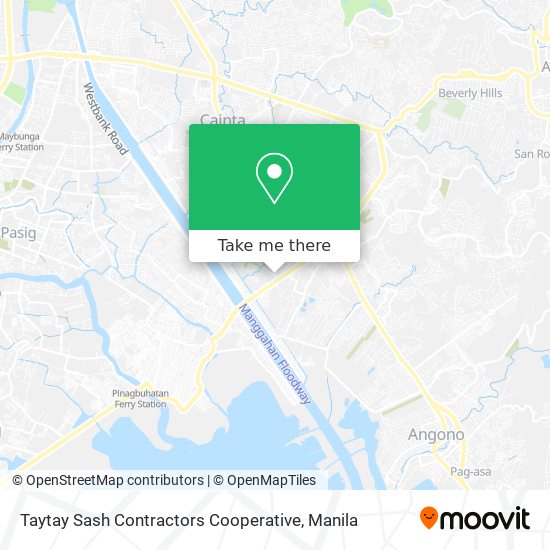 Taytay Sash Contractors Cooperative map