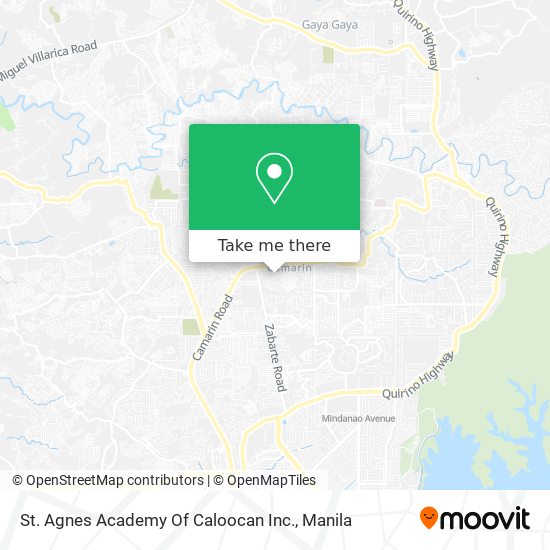 St. Agnes Academy Of Caloocan Inc. map