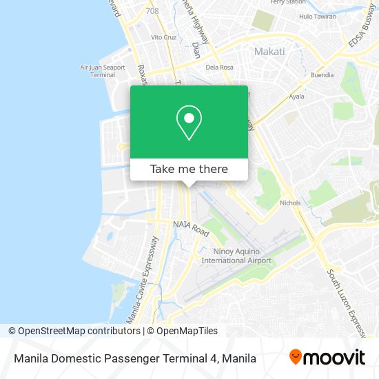 Manila Domestic Passenger Terminal 4 map