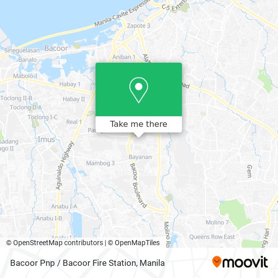 Bacoor Pnp / Bacoor Fire Station map