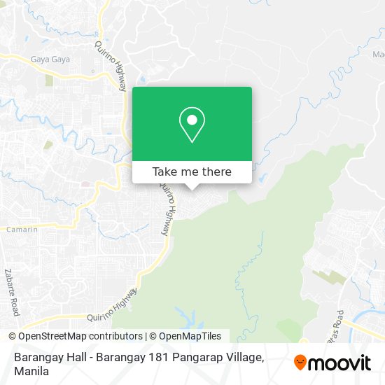 Barangay Hall - Barangay 181 Pangarap Village map