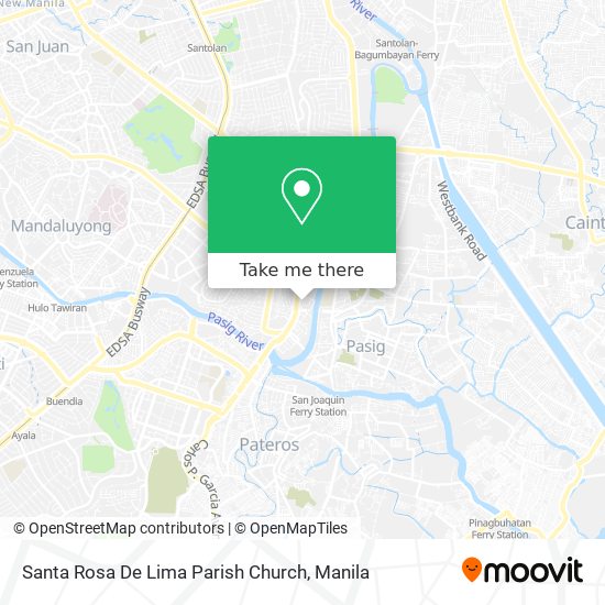 Santa Rosa De Lima Parish Church map