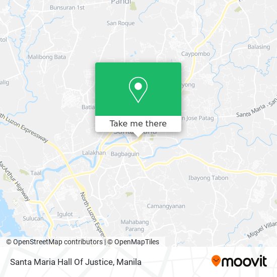 Santa Maria Hall Of Justice map