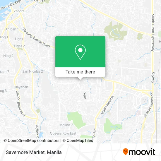 Savemore Market map