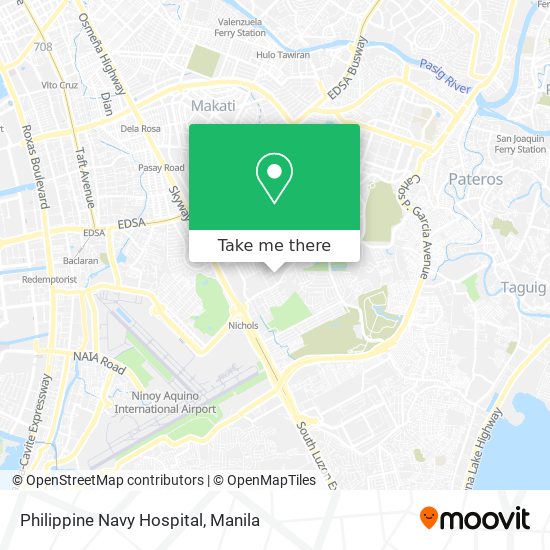 Philippine Navy Hospital map