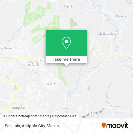San Luis, Antipolo City map