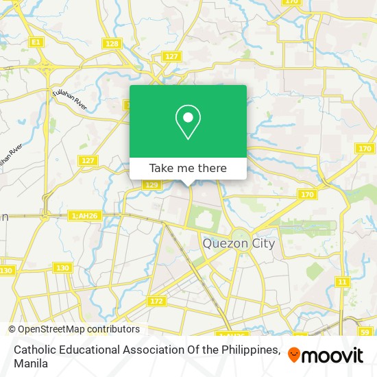 Catholic Educational Association Of the Philippines map