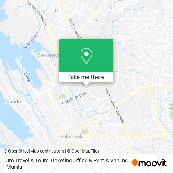 Jm Travel & Tours Ticketing Office & Rent A Van Inc. map
