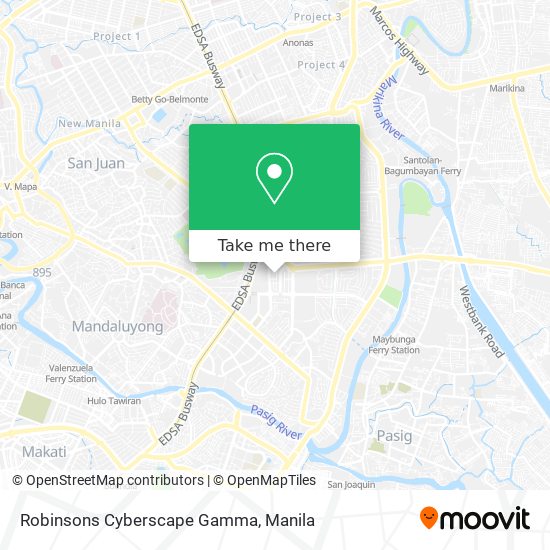 Robinsons Cyberscape Gamma map