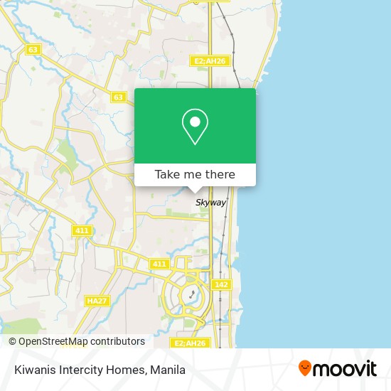 Kiwanis Intercity Homes map
