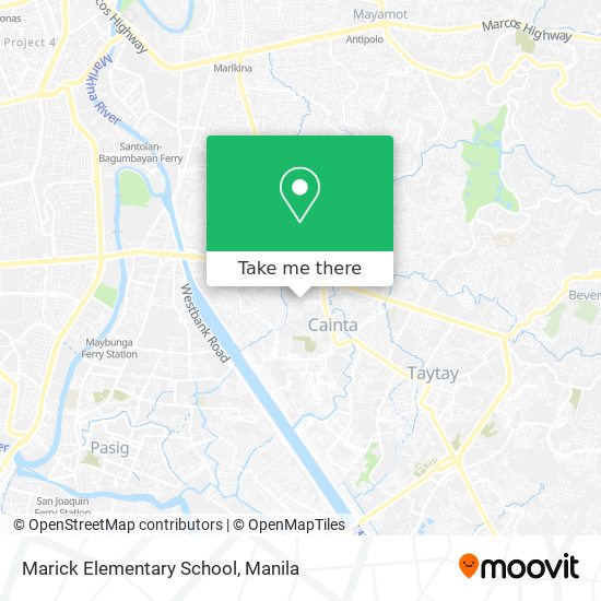 Marick Elementary School map