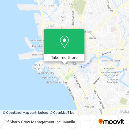 Cf Sharp Crew Management Inc. map