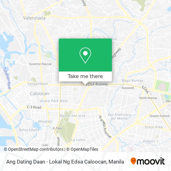 Ang Dating Daan - Lokal Ng Edsa Caloocan map