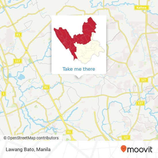 Lawang Bato map
