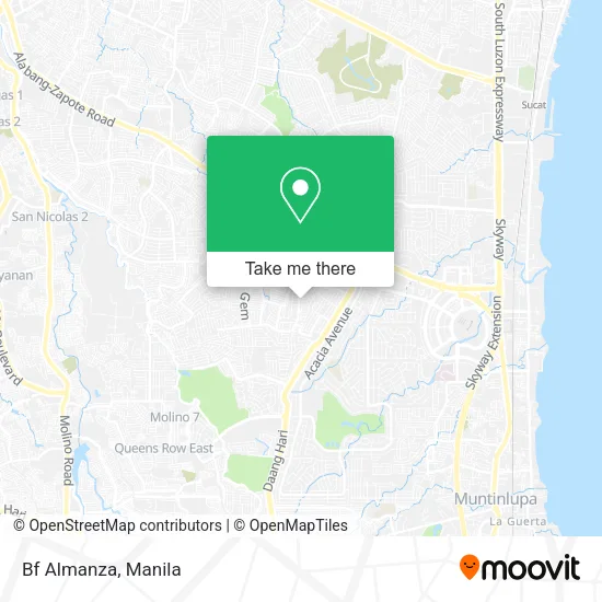 Bf Almanza map