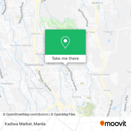 Kadiwa Market map