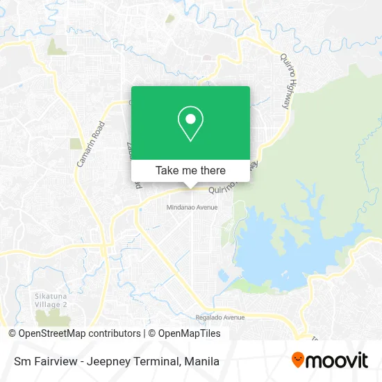Sm Fairview - Jeepney Terminal map