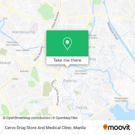 Cervo Drug Store And Medical Clinic map