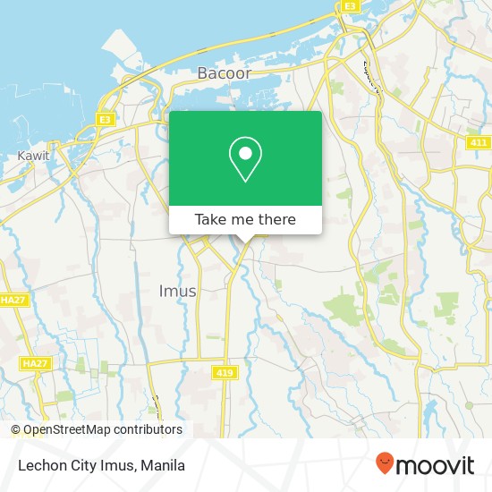 Lechon City Imus map