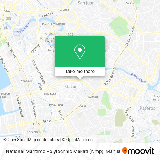 National Maritime Polytechnic Makati (Nmp) map