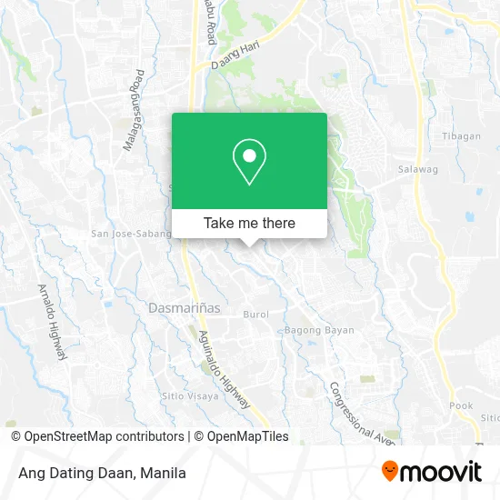 Ang Dating Daan Area G. Cavite map