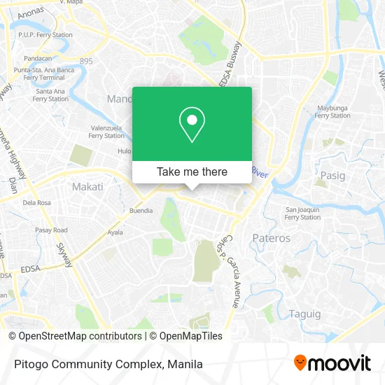Pitogo Community Complex map