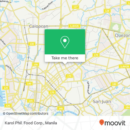 Karol Phil. Food Corp. map