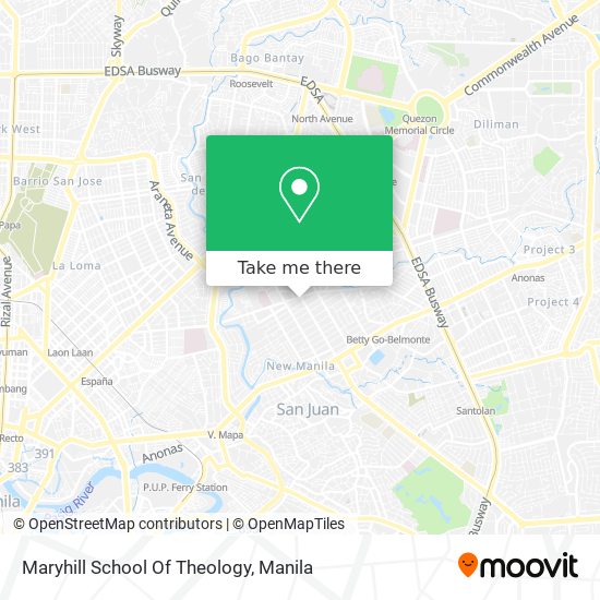 Maryhill School Of Theology map