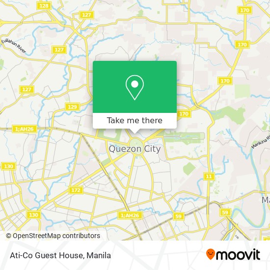 Ati-Co Guest House map