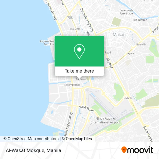 Al-Wasat Mosque map