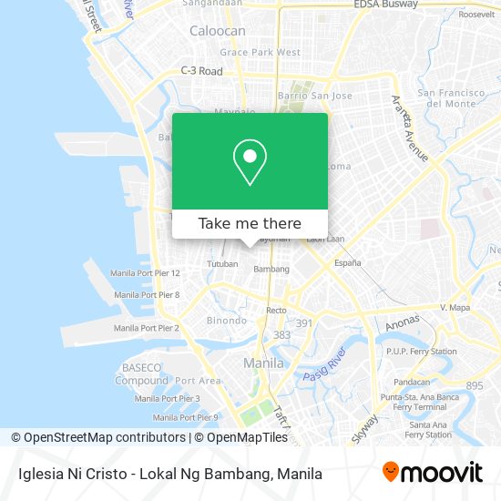 Iglesia Ni Cristo - Lokal Ng Bambang map